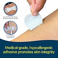 Vista 9 de TIDI 3300M-10PK Grip-Lok - Dispositivo de seguridad mediana, paquete de 10, dispositivo de estabilización de catéter, blanco, diseño de perfil bajo