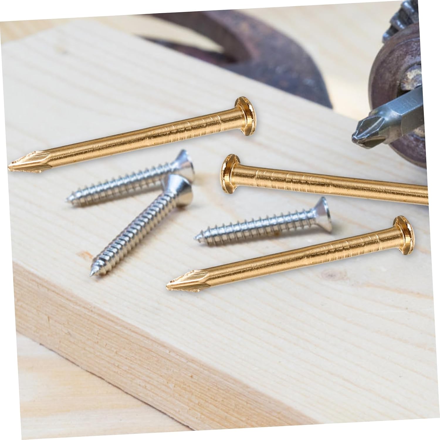 300pcs Brass Nails for Hanging Decorative Picture Nails Small Hinges Brass