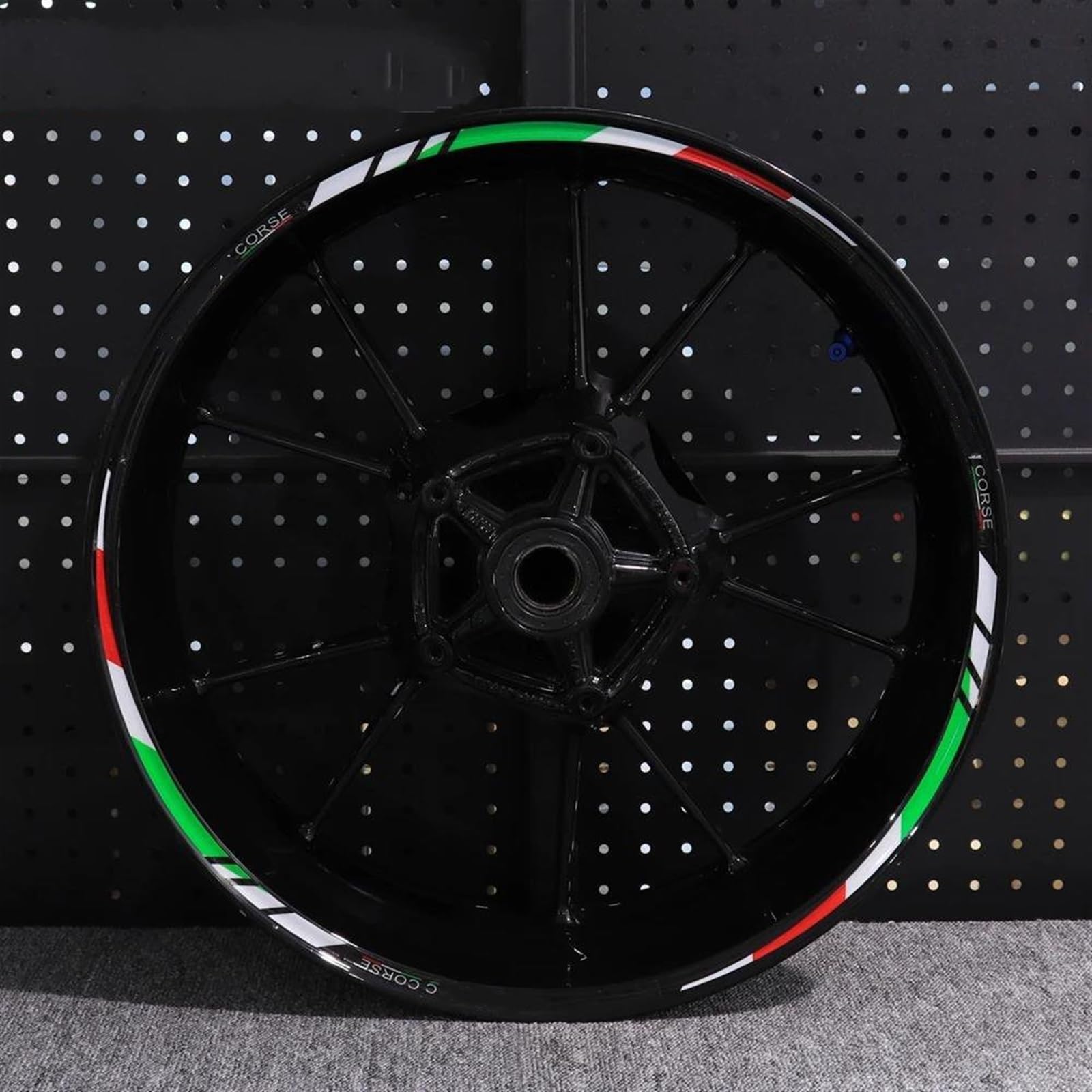 Motorcycle Stickers Sports Wheel Edge Stripe Reflective Film for Ducati 821 795 796 797 848 959 1199(Style 14)