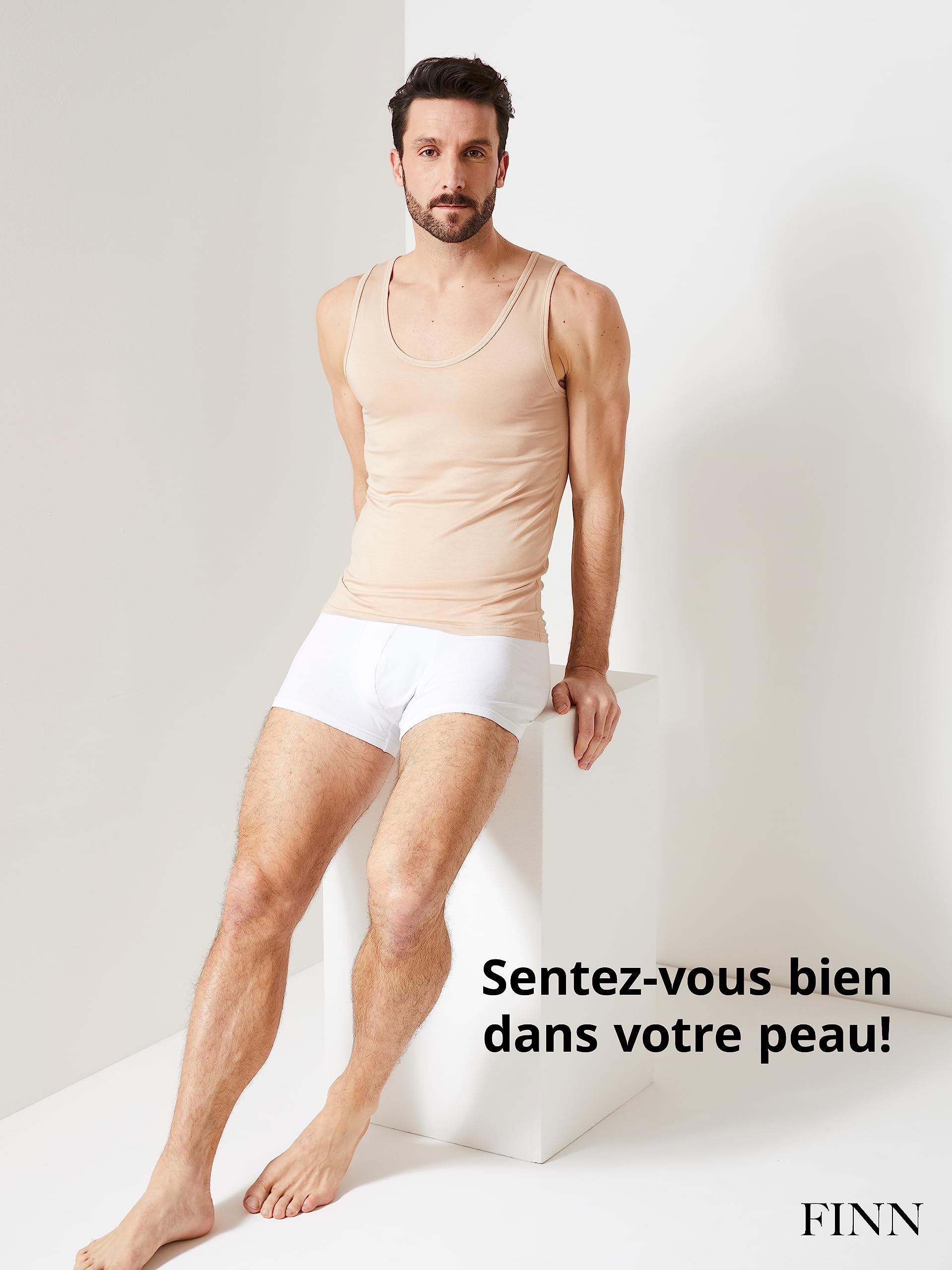 FINN Maillot de Corps Business pour Homme sans Manches - sous-Maillot en Tissu Original Lenzing® Modal - Le Débardeur Parfait sous Une Chemise et Un Costume