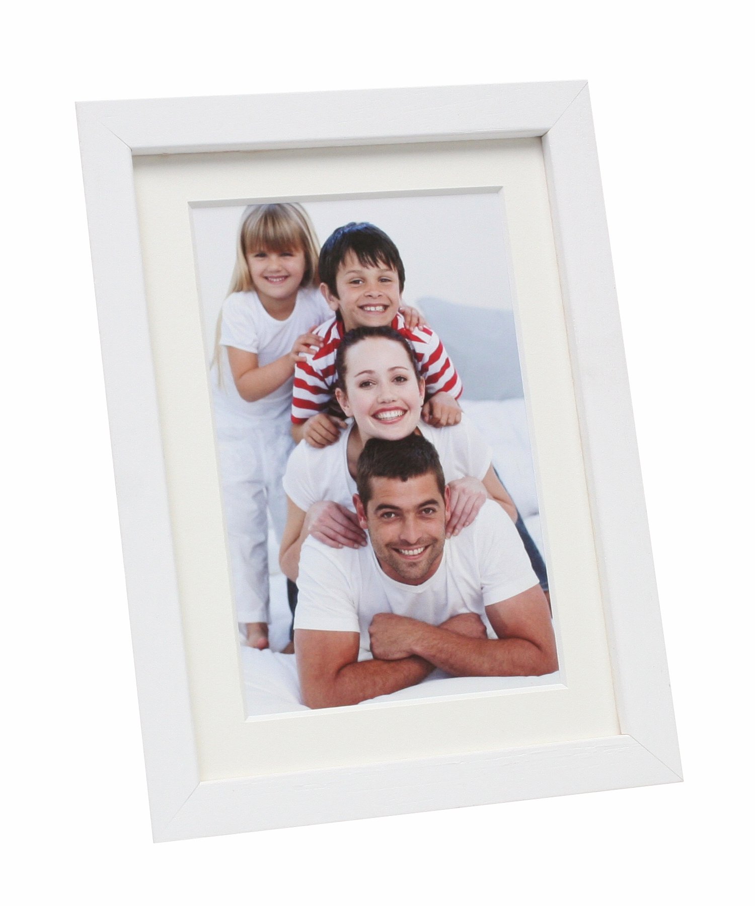 Deknudt Frames Fotos Basic, moldura Alta Blanca de Madera con pptt Control=Formato del Marco, 50 x 70 cm