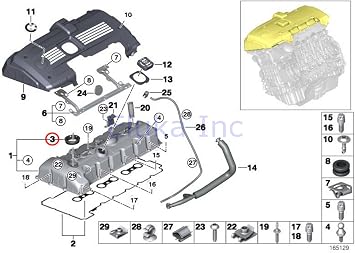 Elring 11127559699 Engine Variable Timing Eccentric Shaft Sensor Seal