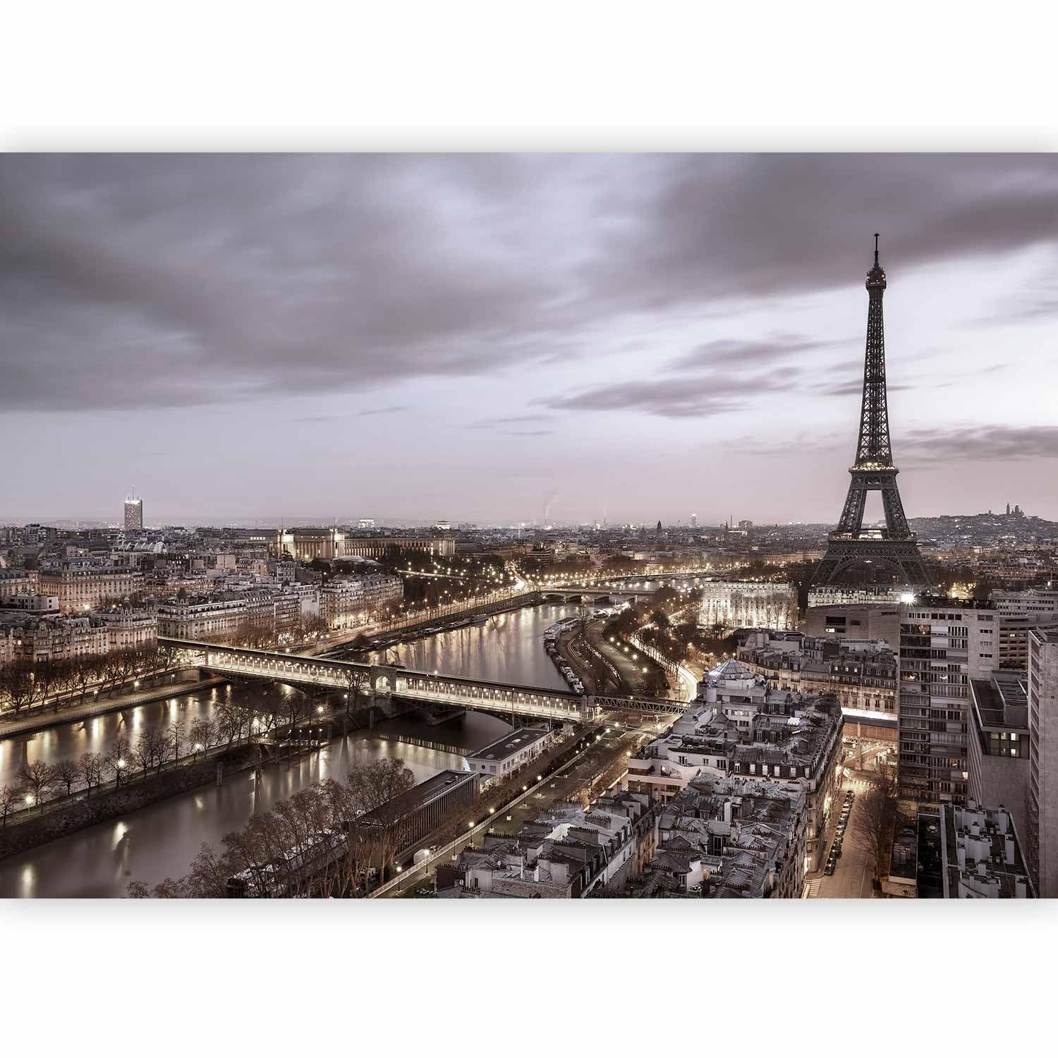 murando - Carta da Parati Moderna per Soggiorno, Paris, 400x280 cm
