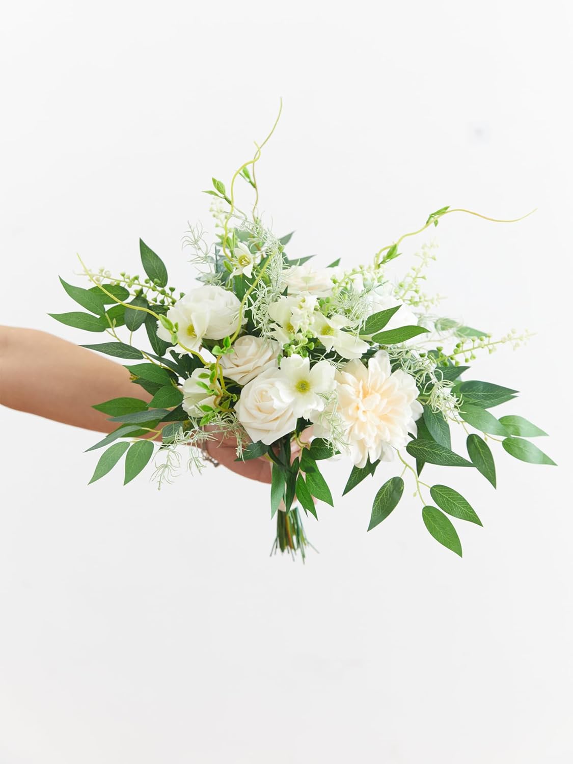 68 Tallos Artificiales, Vegetación Falsa Con 10 Tipos, Vegetación Sintética Para Ramo De Boda Vegetacion Para Centros De Mesa Centros De Mesa Y