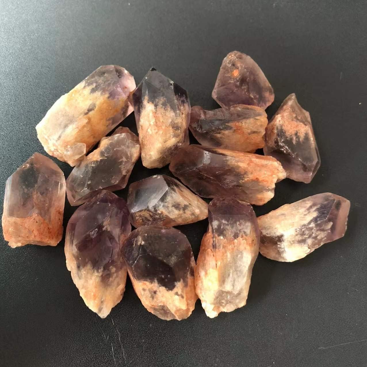 Natural Crystal Mixed Stone Amethyst Tumbled Chips Crushed Stone Crystal Jewelry Making Home Decor Fish Tank Stone Gifts,Natural Crystal Ornaments (Size : 1000g)