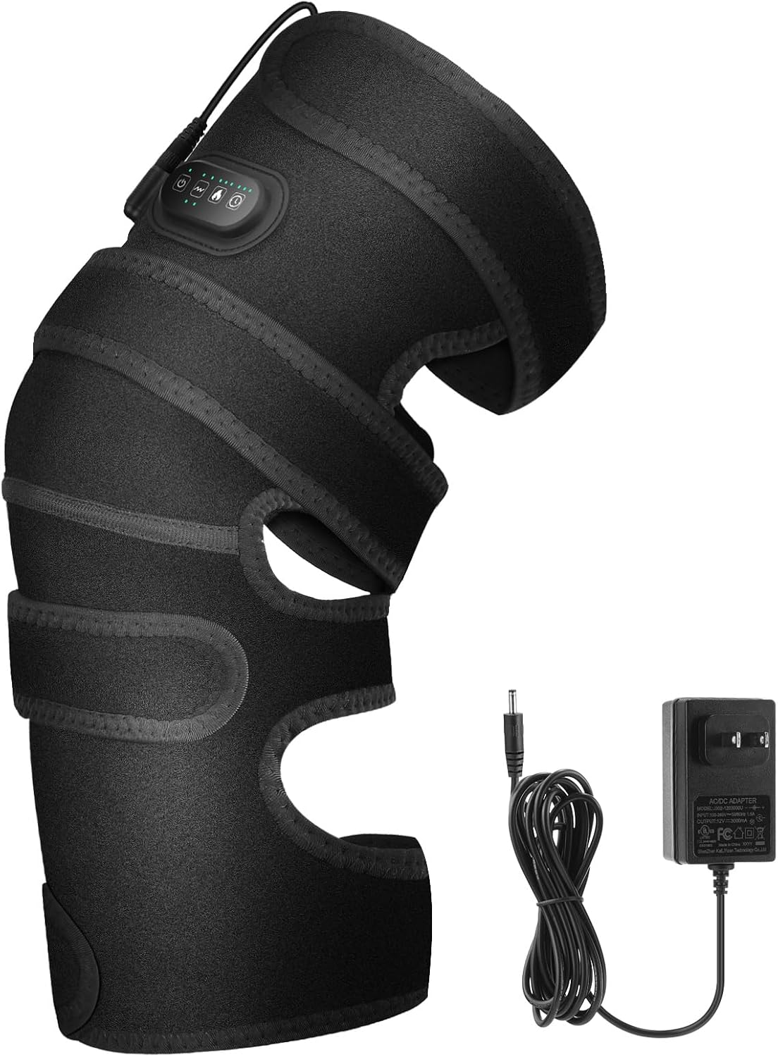 Knee Heating Pad for Pain Relief, Knee Massager with Heat, Heating Knee Brace Wrap, 3 Heat Settings, 5 Vibration Modes, Timer, Extra Long Cord, Perfect for Dad Mom Elders - Image 9