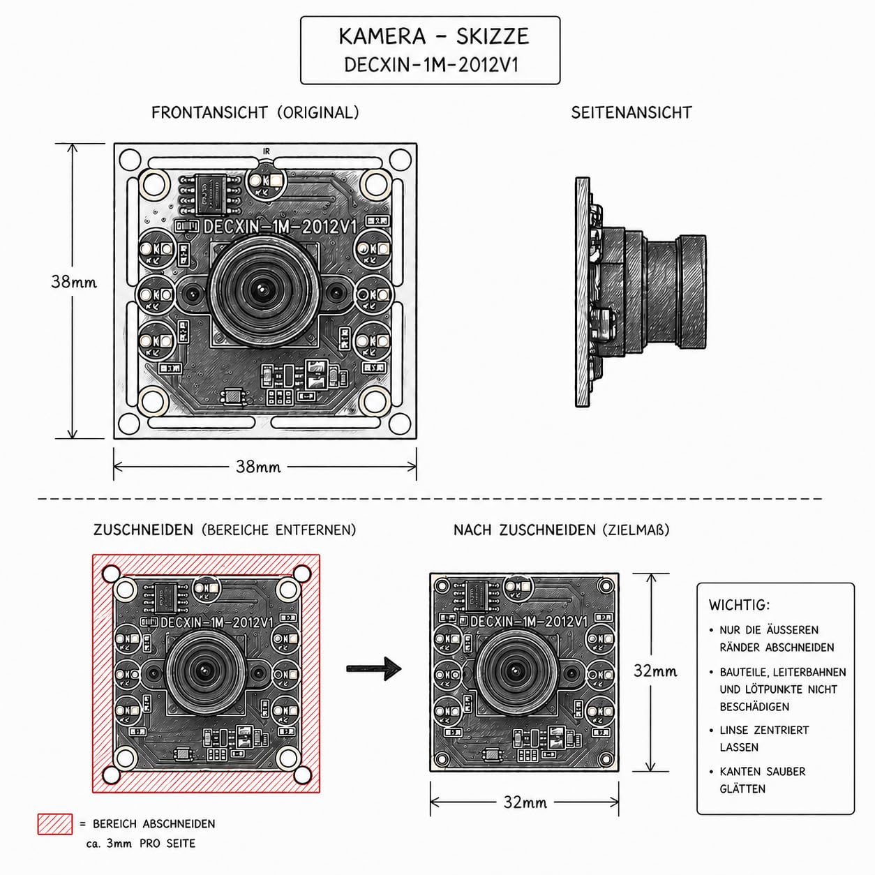 Generisch Automatisches Dart Zählsystem für Autodarts – Nie Wieder Punkte zählen | Einfache Montage | Optional mit Kamera & LED