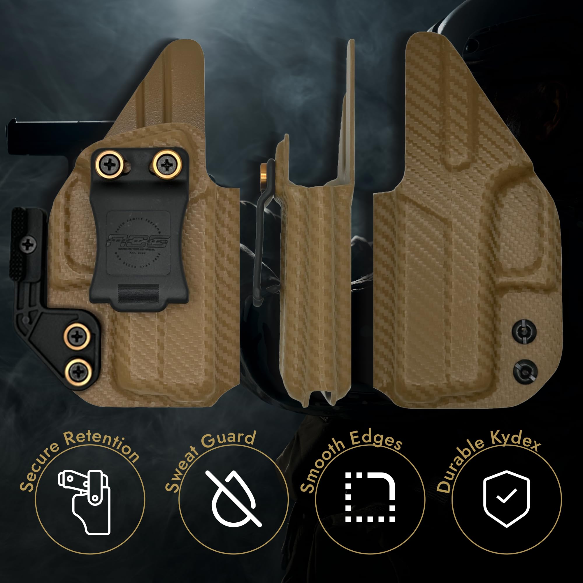 AOG – Custom Gun Holsters – Precision-Fit Kydex Concealed Carry Holster for Keltec P17 – Secure Retention, Smooth Draw & Everyday Carry – Handcrafted in USA