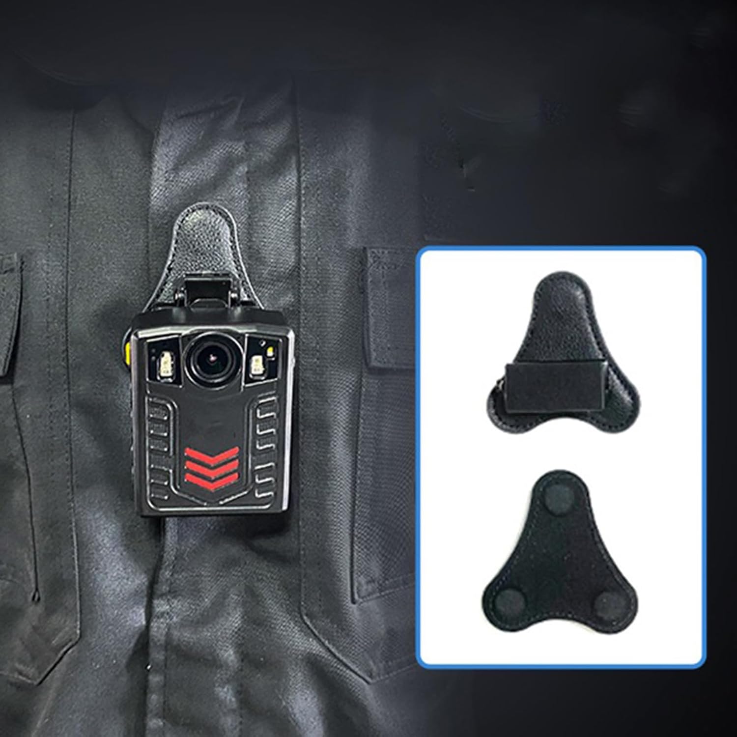 軽量サクションクリップ アウトドアアクティビティ用ボディカメラマウント しっかりと取り付けられるサクションクリップ