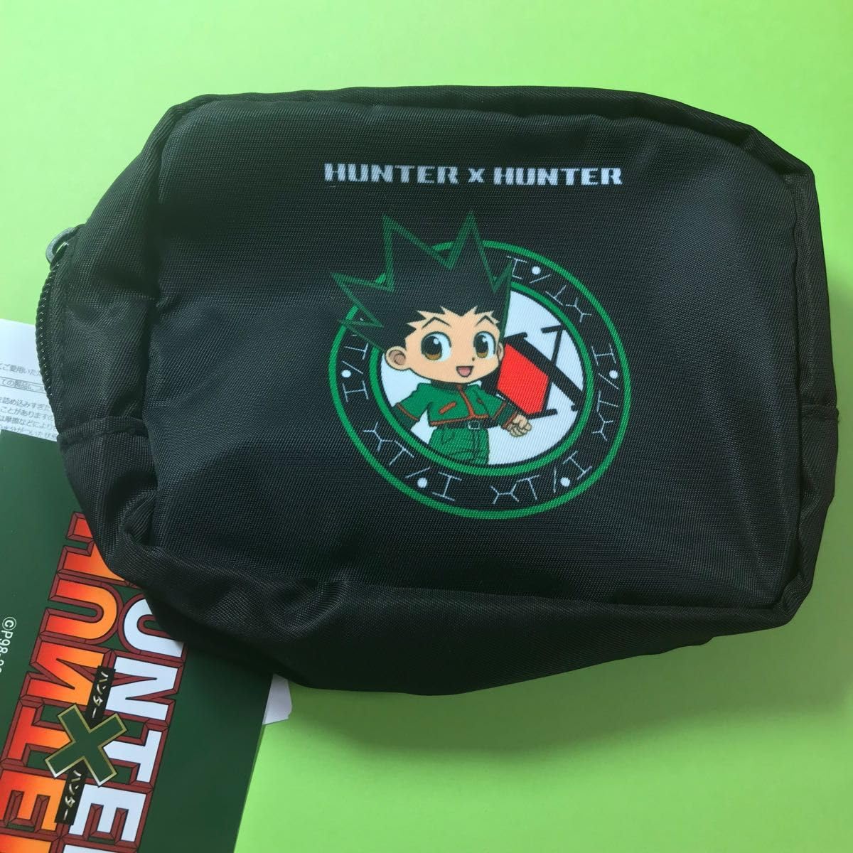 ハンターハンター　ラミネートポーチ　スキルハンター　バンダイ HUNTER×HUNTER」幻影旅団の団長・クロロの念能力 「盗賊の極意