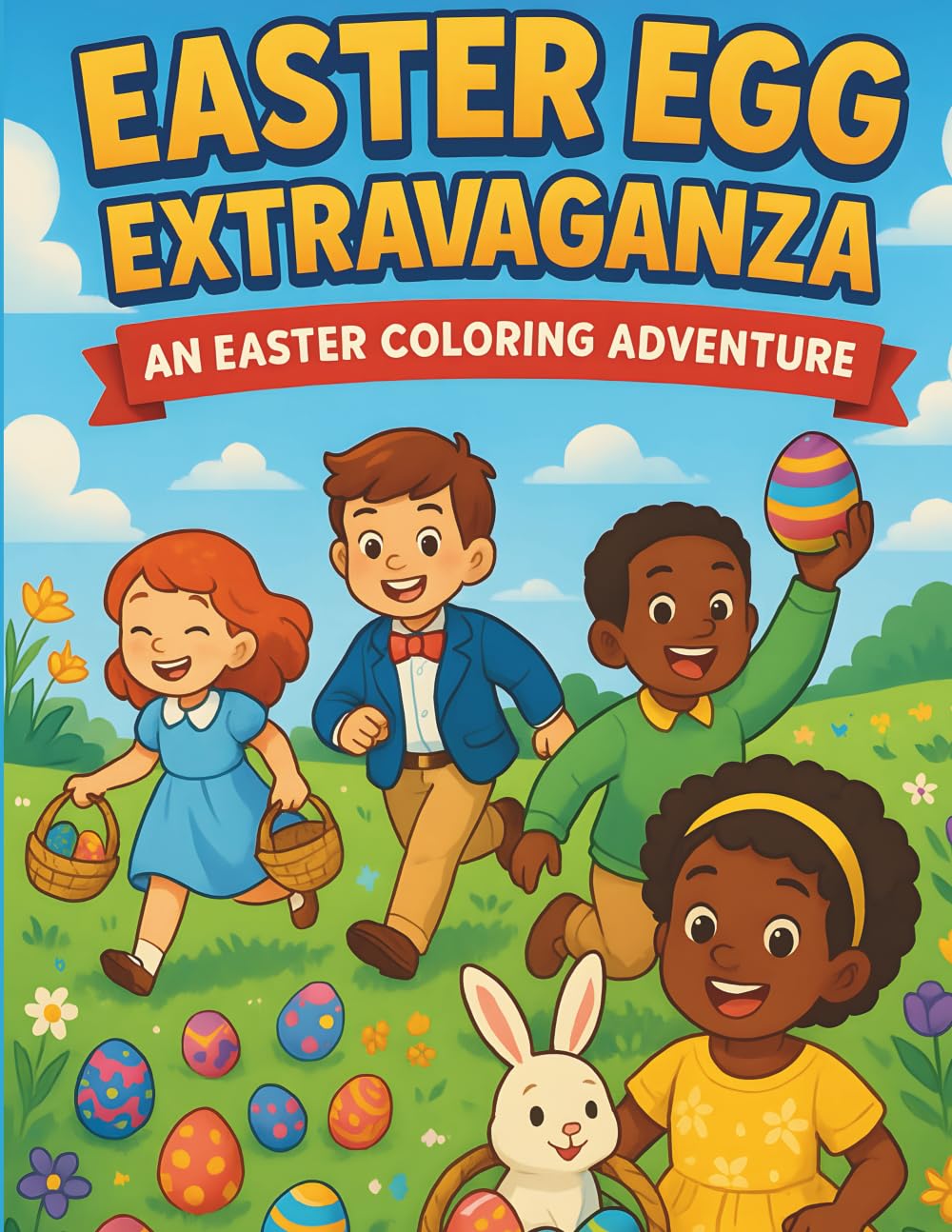 Easter Egg Extravaganza: An Easter Coloring Adventure