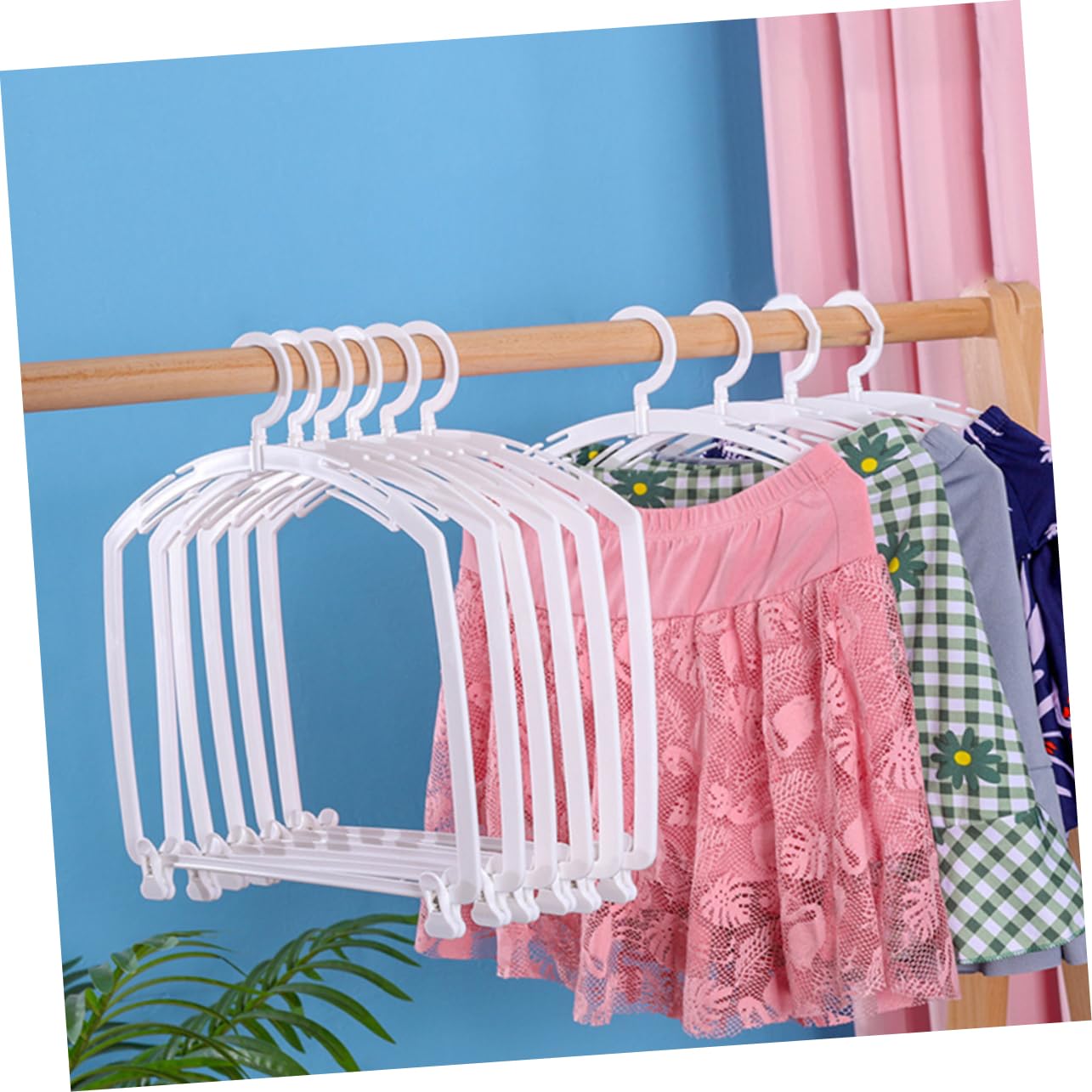 Ciieeo 5pcs Bikini Hanger Swimwear Display Hangers for Closet Organization for Fashion Retail and Home Use