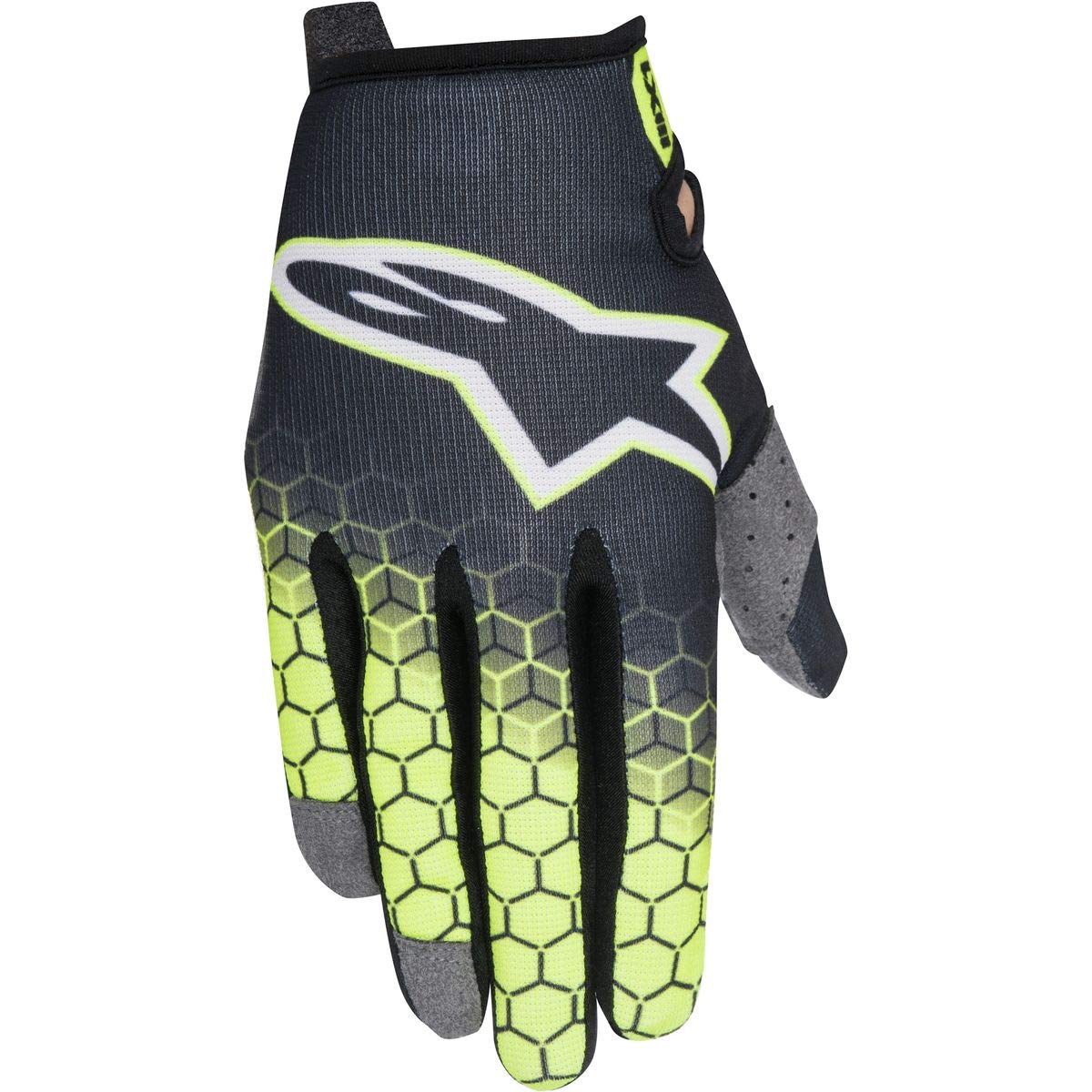 Alpinestars UnisexChild Youth Radar Flight Gloves (Anthracite/Yellow