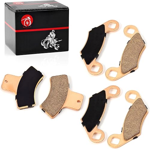 Miniatura 3 de Pastillas de freno sinterizadas delanteras y traseras para Polaris Sportsman 500 Scrambler 400 500 Trail Boss 325 330 Trail Blazer 250 Trail Boss