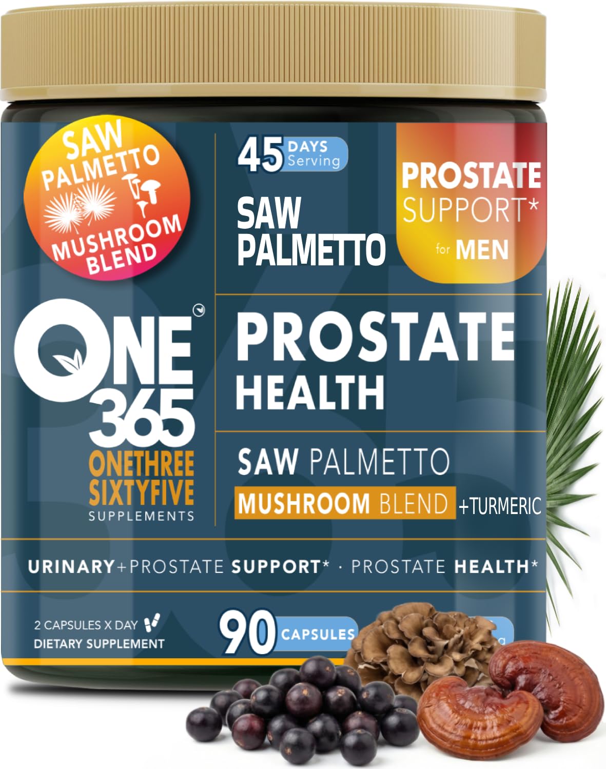 Saw Palmetto Prostate Health and Urinary Support for Men 90 Caps