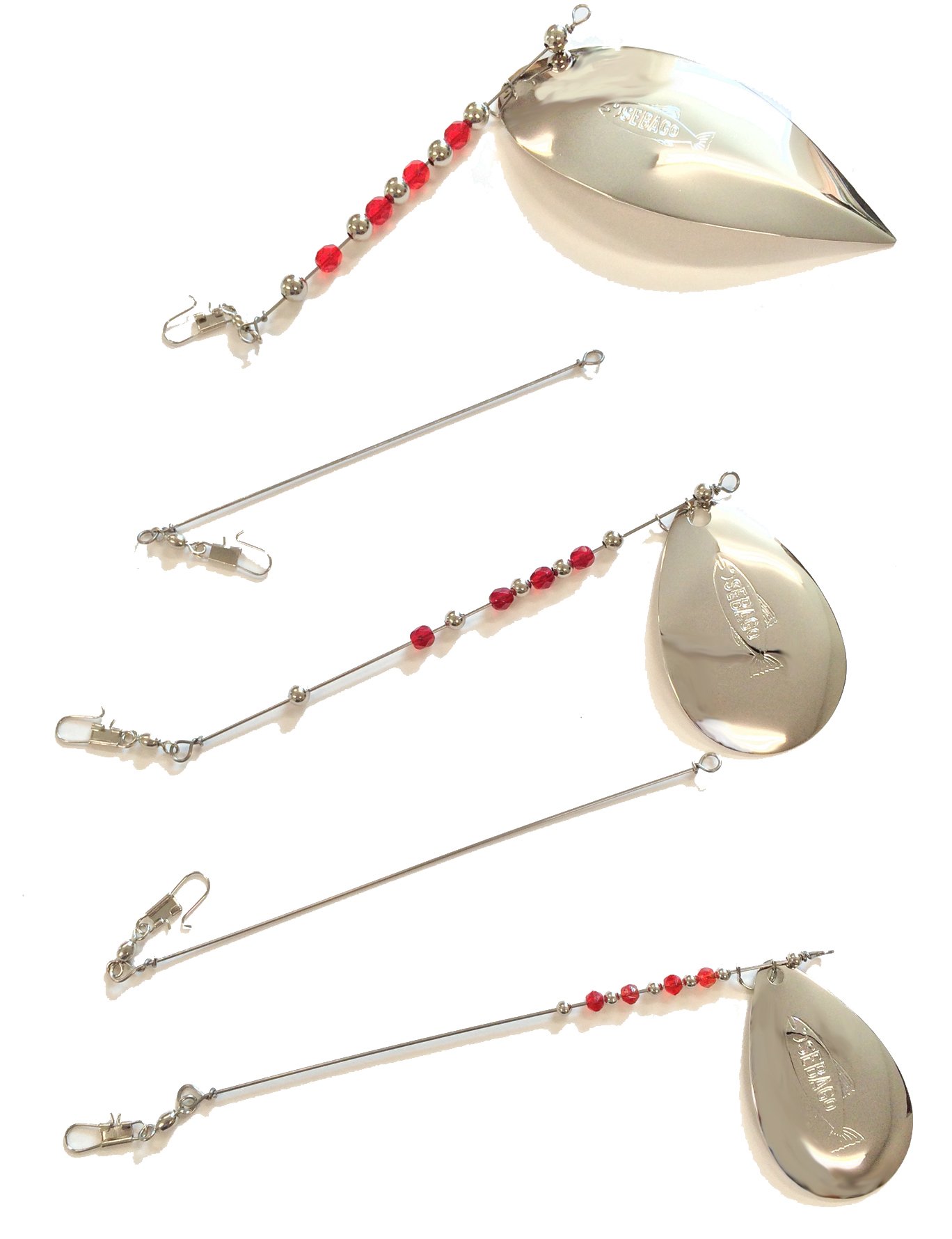AL 'S Goldfish Wobbler trl-ln Schleppen Set