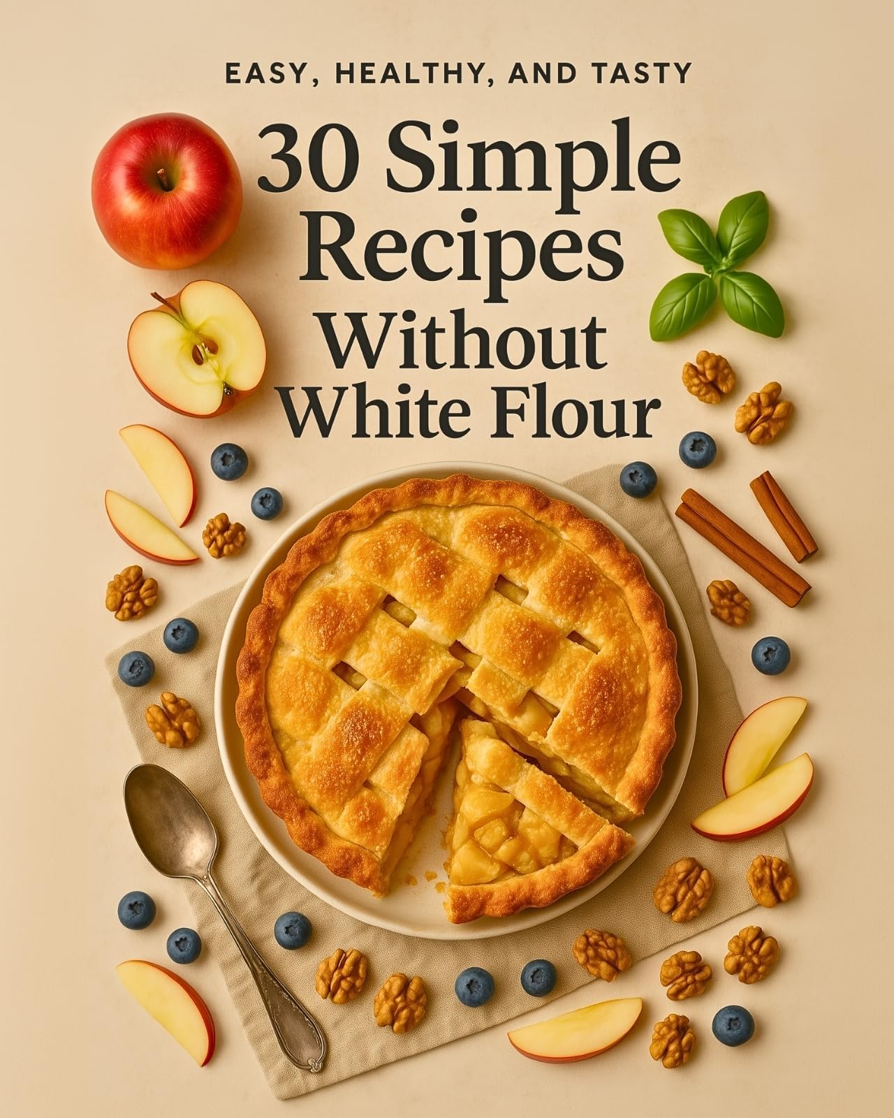 30 Simple Recipes Without White Flour: Healthy Sugar-Free Baking with Almond, Oat & Coconut Flour for Every Meal (Easy, Healthy, and Tasty)