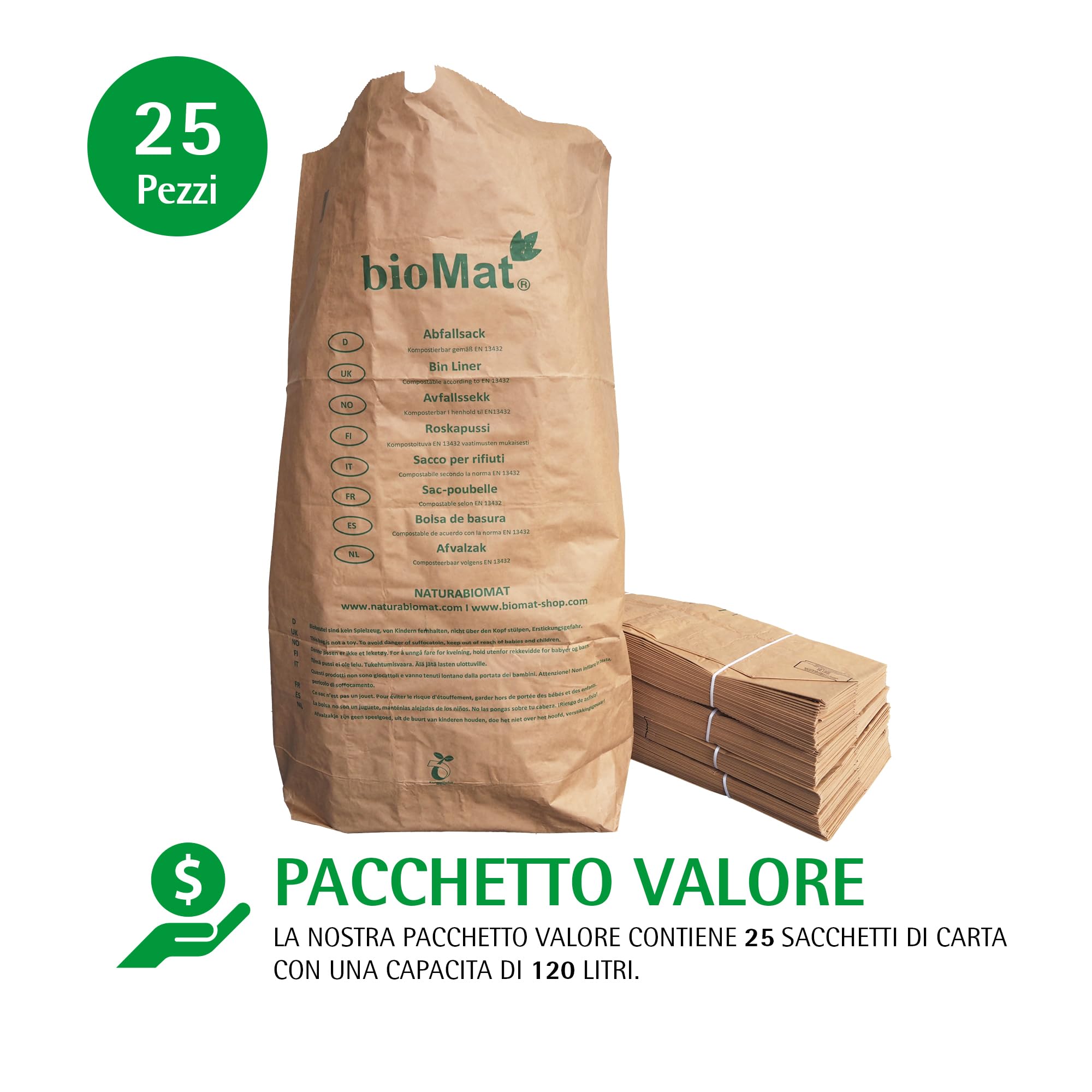 PAPER BAG | Sacchetti Di Carta Per Rifiuti Organici Biodegradabili - Foto 6