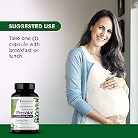 Vista 5 de Emerald Labs Multivitamínico prenatal 1 diario para mujeres embarazadas con ácido fólico de coenzima y hierro suave para ayudar al desarrollo