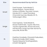 Vista 5 de Transportín para maletero de SUV para perros, empresa con base en EE. UU., Extra grande, Negro