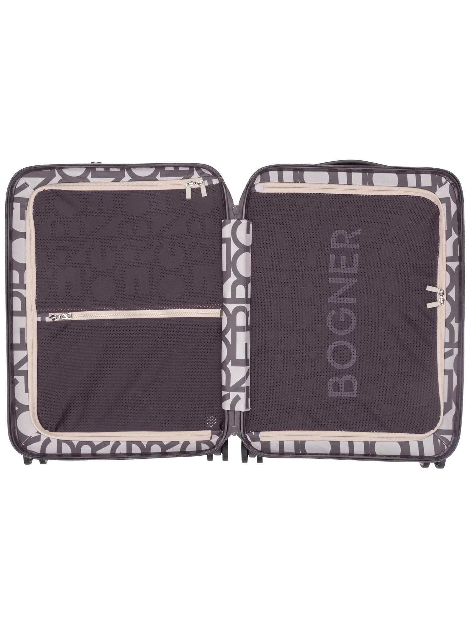 Bogner PIZ C65 MVZ Trolley, Nero , S Pro [55x39x21cm], Carrello rigido con superficie lucida di alta qualità