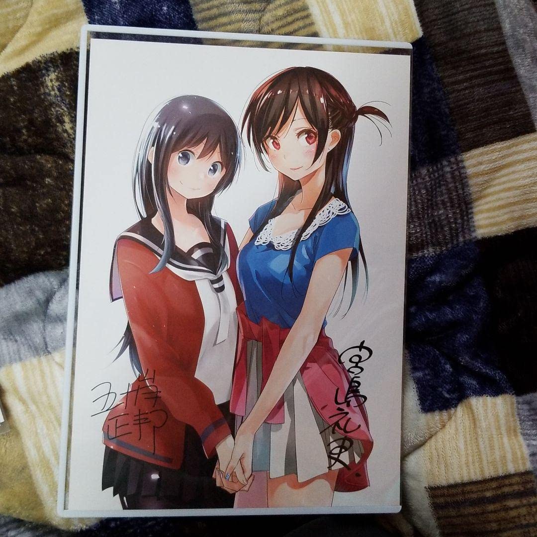 彼女、お借りします×川柳少女 直筆サイン入り原画 Amazon.co.jp: 期間限定川柳少女×彼女、お借りします コラボ複製原画