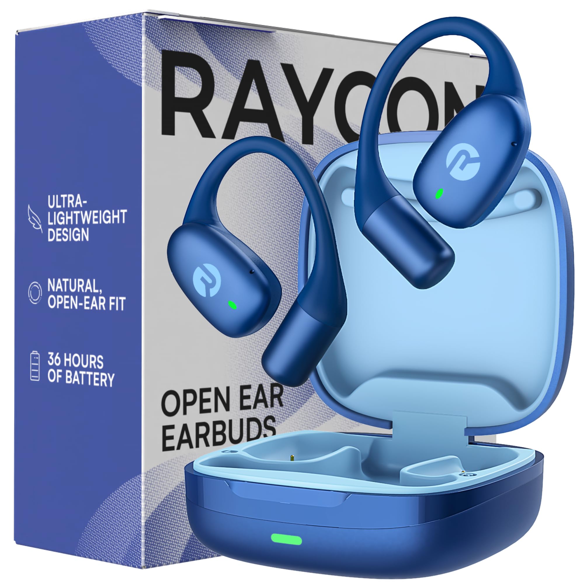 Raycon Essential Open Earbuds – True Wireless Open Ear Bluetooth