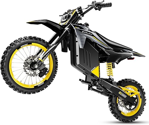 ECOLEAP 3500W Peak Electric Dirt Bike for Teens & Adults, 37MPH Electric Off-Roa