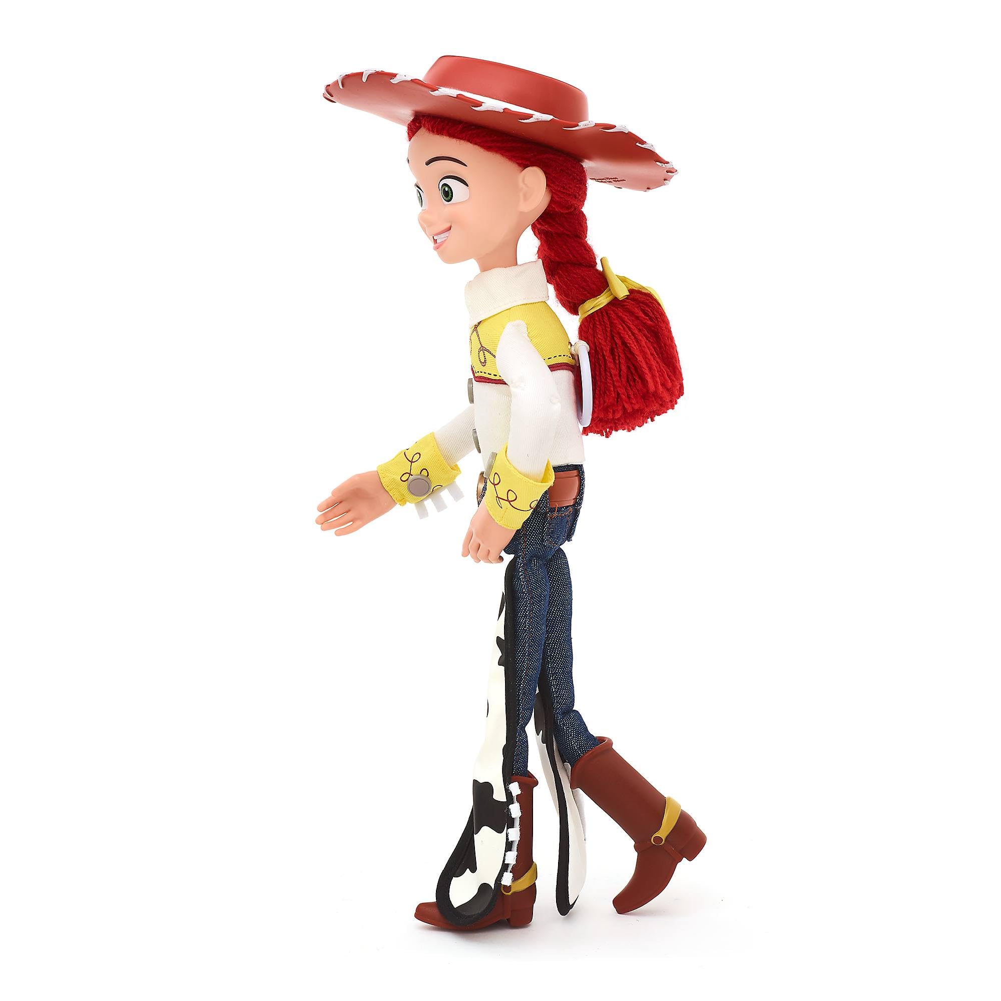 Disney Store Figurine Interactive Jessie Toy Story Pixar 36 cm Cowgirl Mécanisme Tirette 15 Répliques Anglais 3 Ans