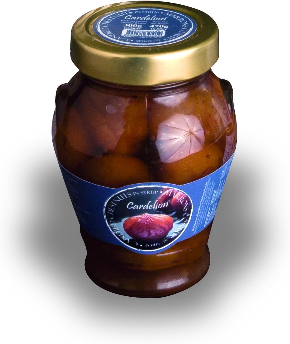 Cardelion Candied Chestnuts / Marrons Conficts in Syrup 16.6 Oz