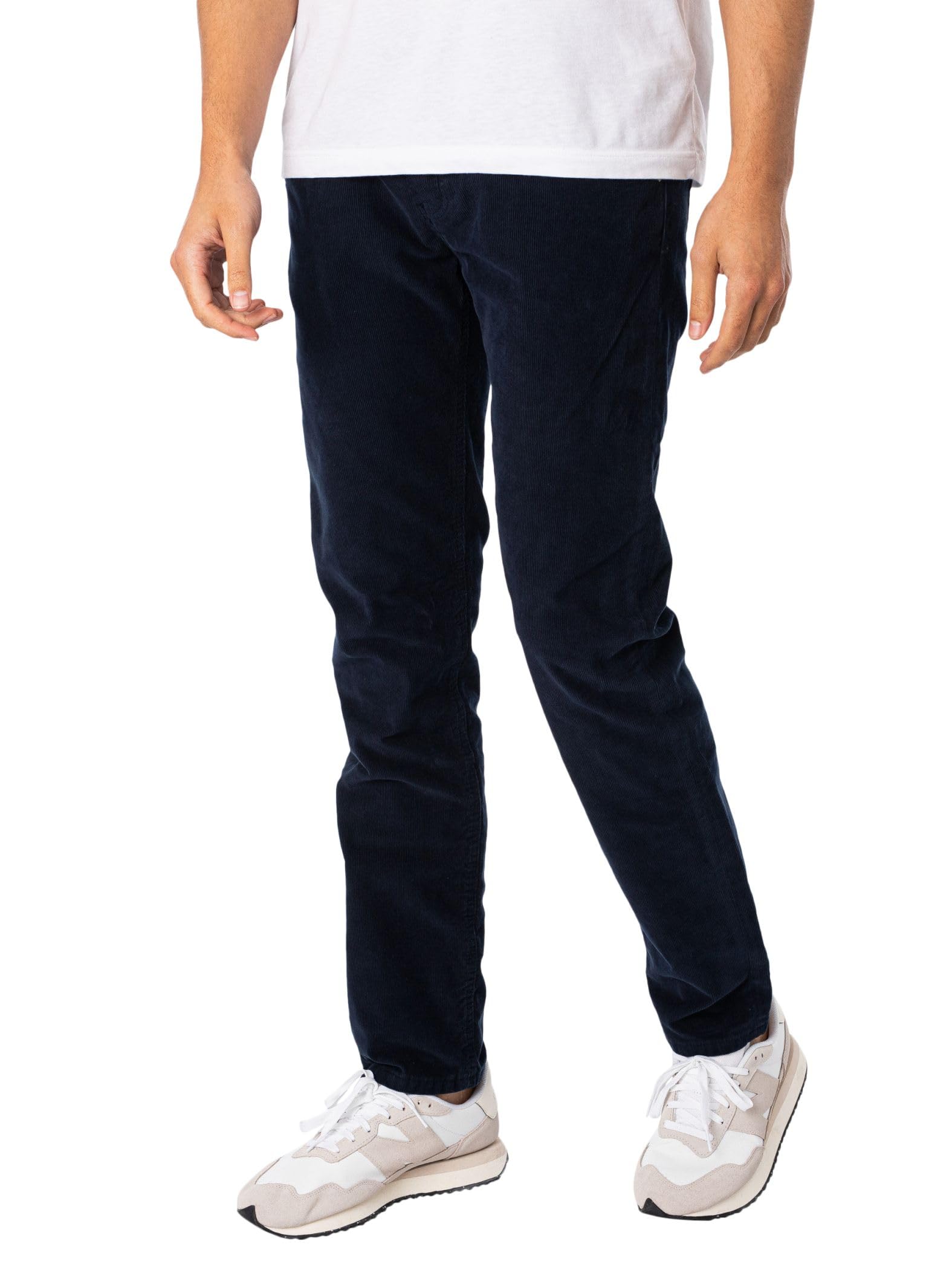 Lois Jeans Navy Sierra Thin Cord Trousers - W34" / L34"