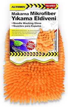 Automix Makarna Mikrofiber Y kama Eldiveni | Ara  Temizli i  in Pratik Eldiven