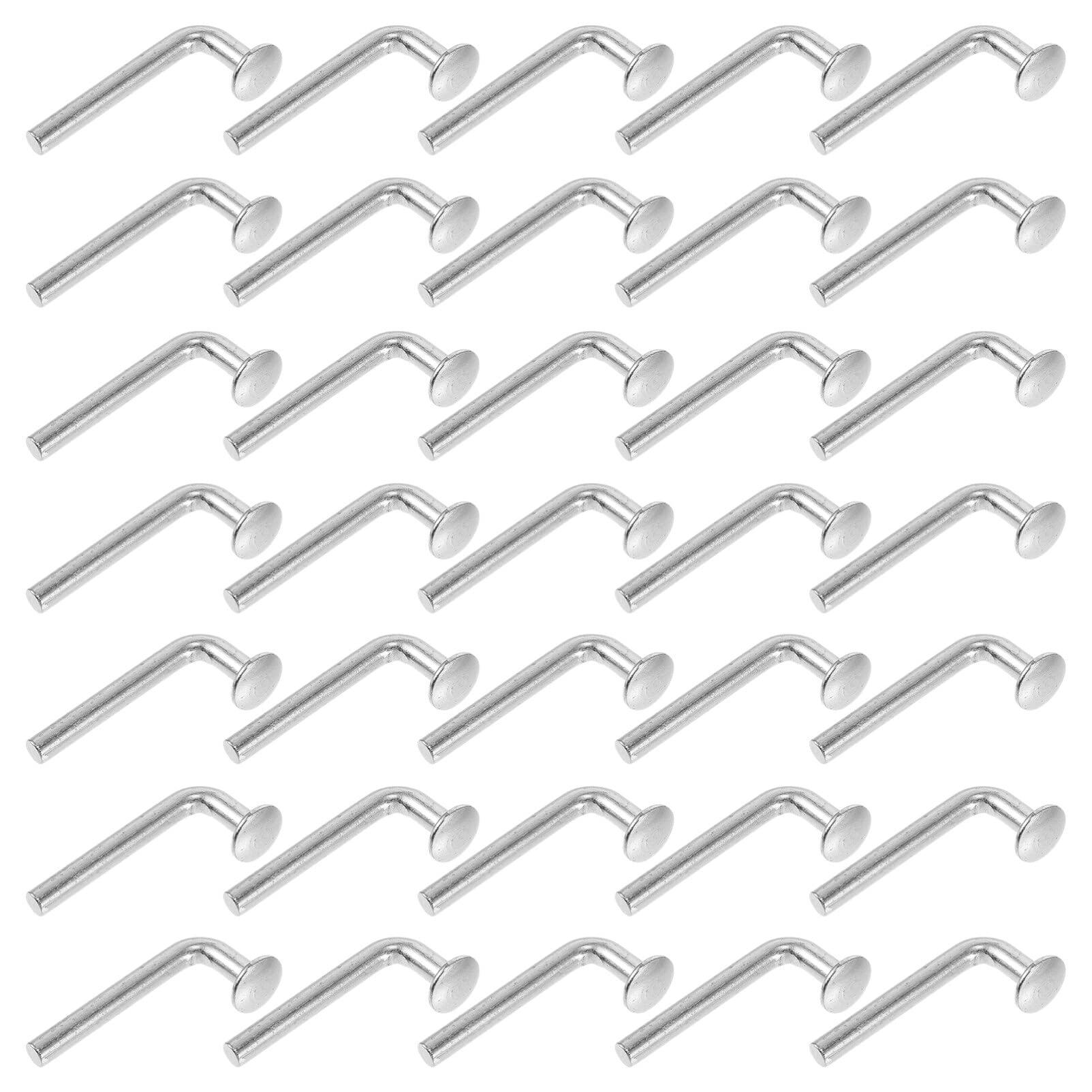 Baluue 100pcs Pallet Rack Drop Pin Heavy Duty J Bolt Safety Clip Universal Pallet Rack Safety Bolt for Home Diy Shelving Project