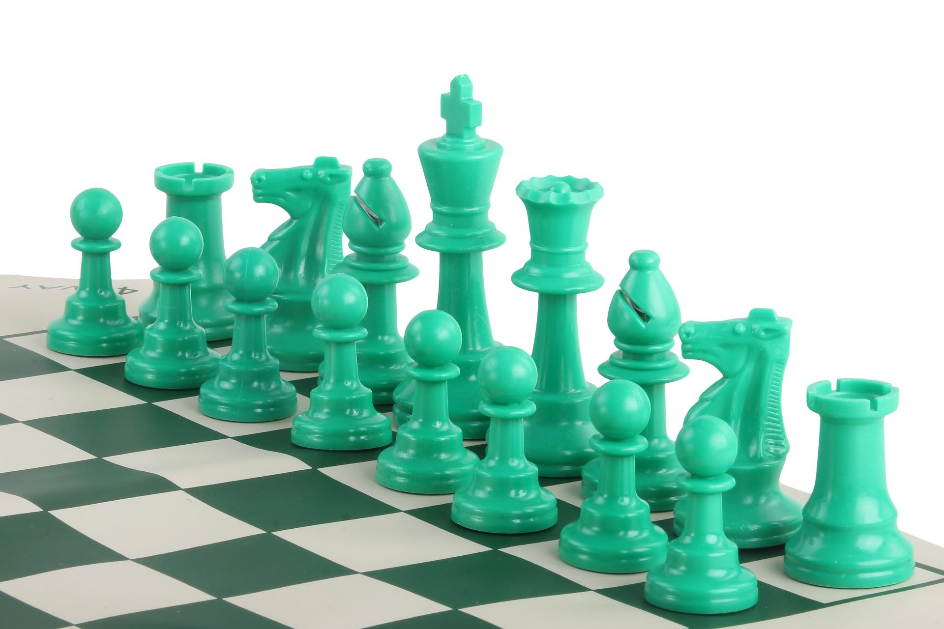 Sunrise Chess & Games - Set da scacchi per quattro giocatori con grande scacchiera e pezzi colorati - Gioco di strategia per famiglia, amici e gruppi
