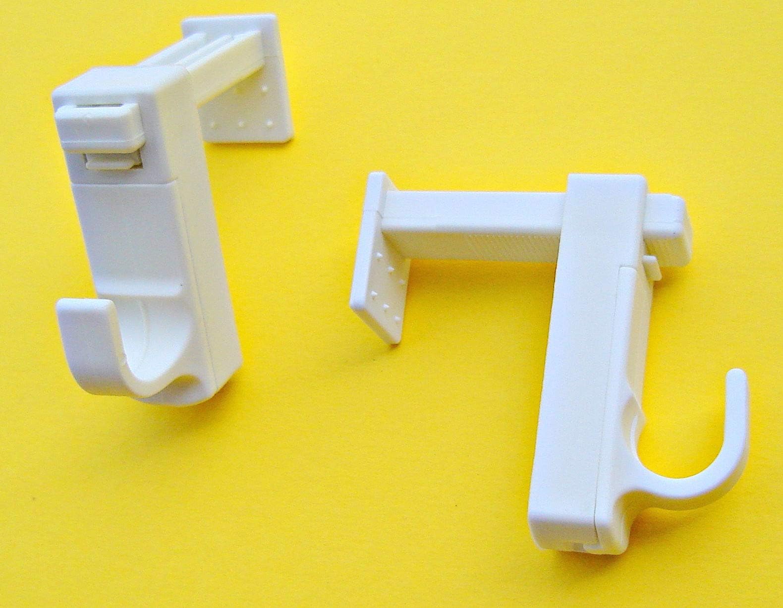 Asta Per Tende Regolabile 40-70cm - Set 2 Pezzi Con Ganci Autoadesivi Per Finestre E Armadietti