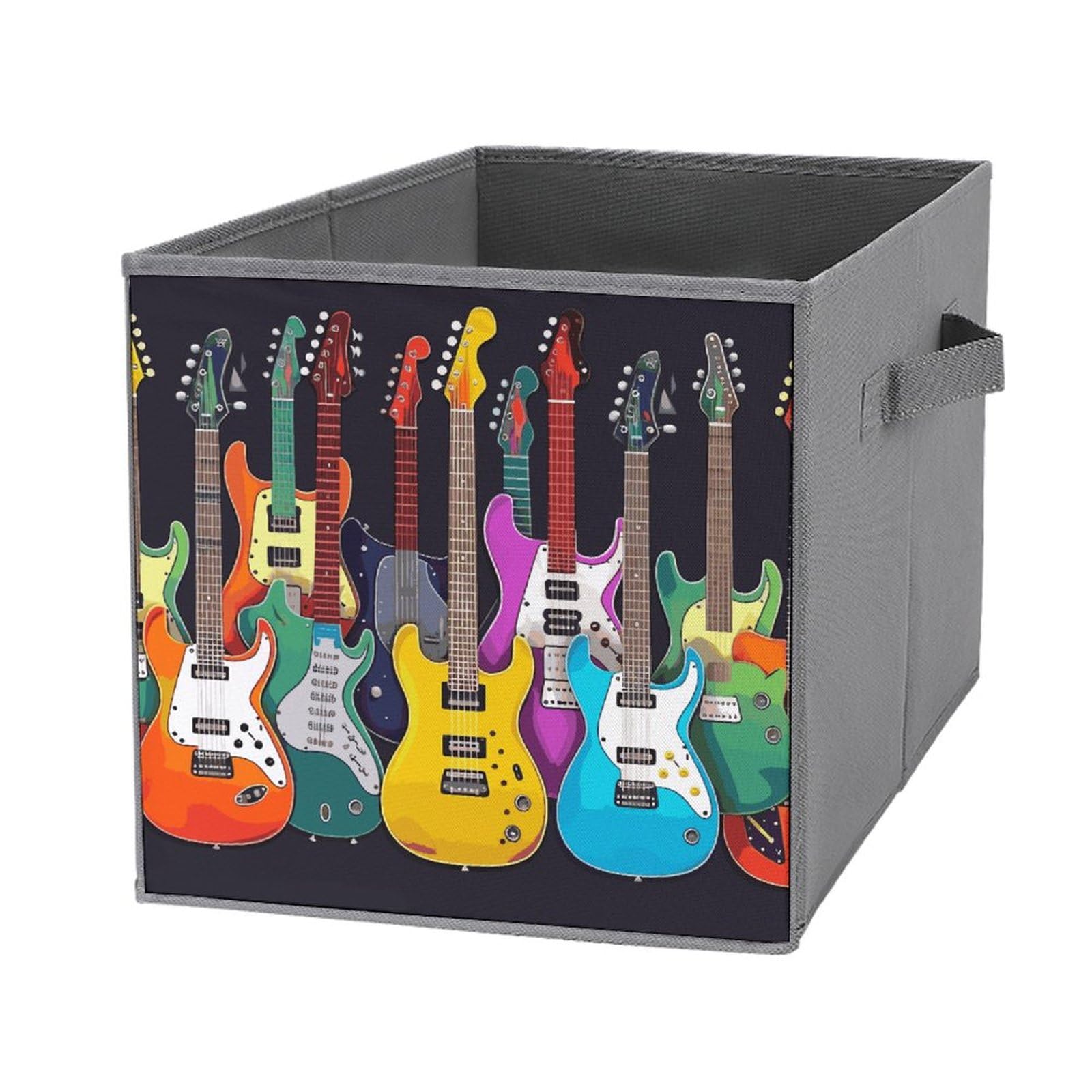 Bacs de rangement pliables guitare : rangez enfin avec joie et style