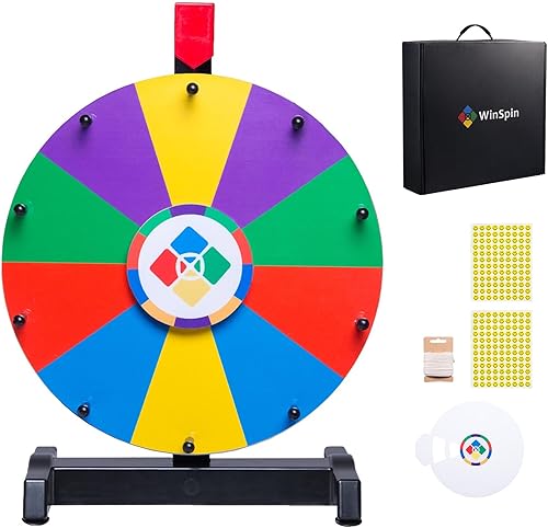 WinSpin Rueda giratoria de mesa insertable de 12 pulgadas 10 ranuras diseño de la fortuna juego giratorio de carnaval serie de bricolaje WinSpin Rueda giratoria de mesa insertable de 12 pulgadas 10 ranuras diseño de la fortuna juego giratorio de carnaval serie de bricolaje