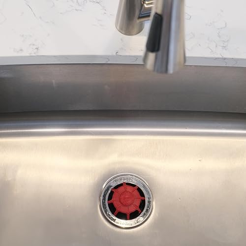 Miniatura 23 de Filtro para desagües y raspador Danco con Microban, Gris, 10056