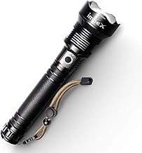 Impex Rechargeable 20W Laser LED Flashlight with 5 Mode Lighting | Unique Zoom Function | 2000 M Range | Torch Light | 3000 mAh Battery | 1 Year Warranty | Hunter Z2