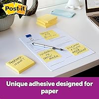 Vista 2 de Post-it R33014YWM - Paquete de notas emergentes originales, 3 x 3, amarillo canario, Ciudad del Cabo, 100 hojas