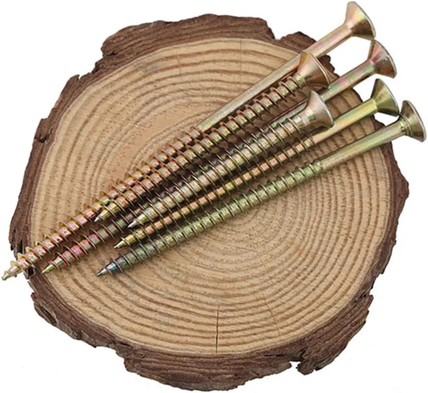 Viti autofilettanti a testa piatta Phillips, Vite for cartongesso a testa piatta Phillips Testa svasata a croce Viti autofilettanti for legno rapide Chiodo con punta temprata zincata, dimensioni: M5,