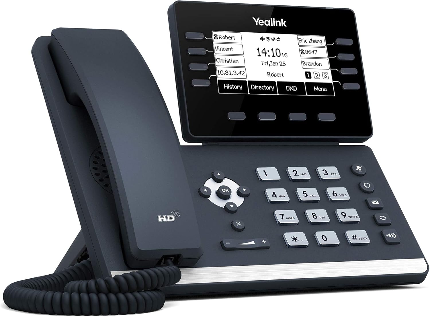 Yealink T53 IP Phone – Power Adapters Included – 1 Year Manufacturer Warranty – Unlocked can be Used with Any VoIP Provider