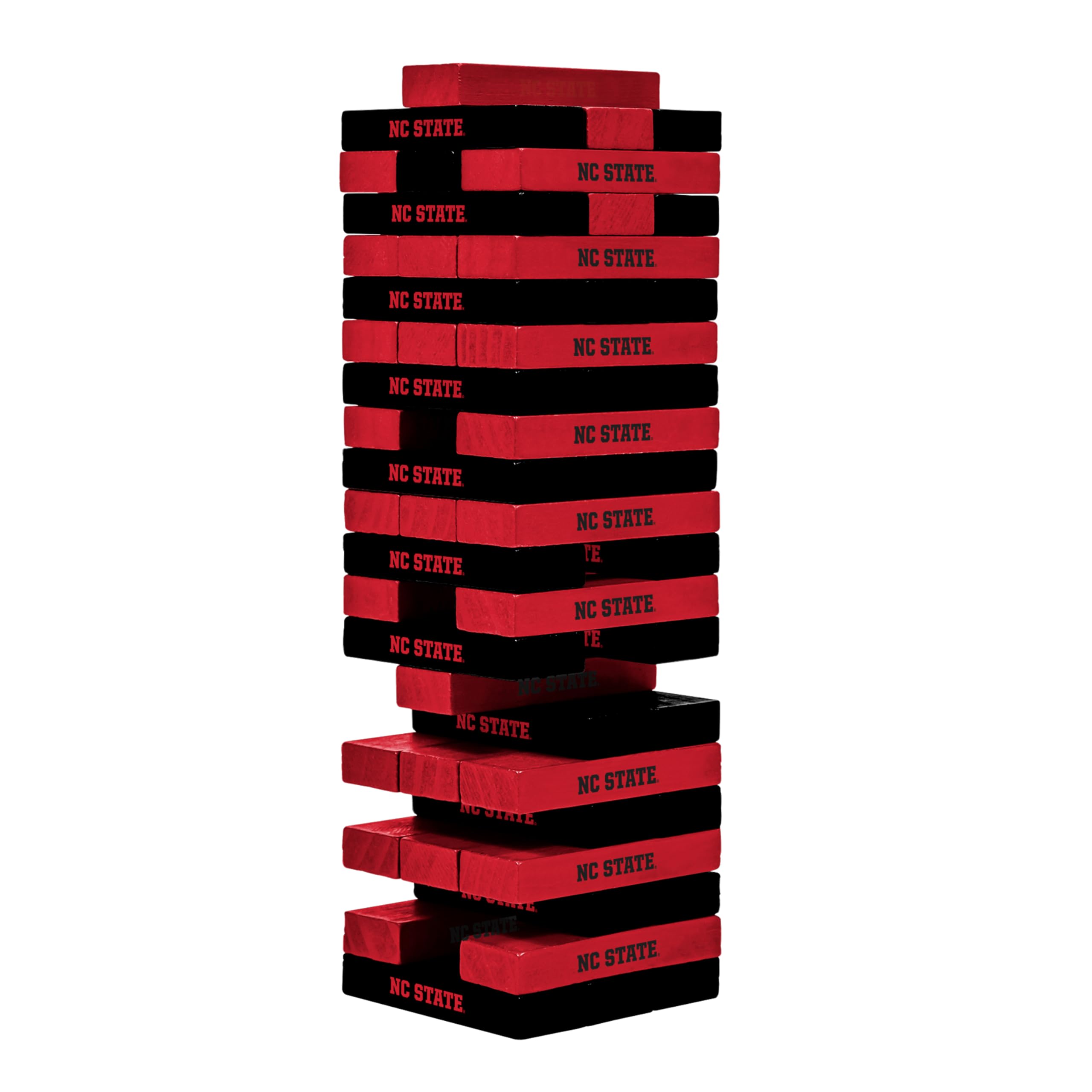 Wild Sports NCAA Pro Football Tabletop Stackers Block Game for College Football Fan, Dorm Game, Tailgate