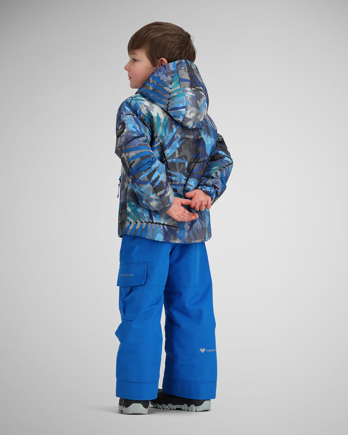 Obermeyer Boys' Ashor Jacket Funky Ferns 1