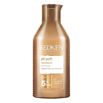 Redken 全柔顺护发素，无硫硅洗发，干枯脆弱发质适用，深层滋润与强效柔软，含阿甘油