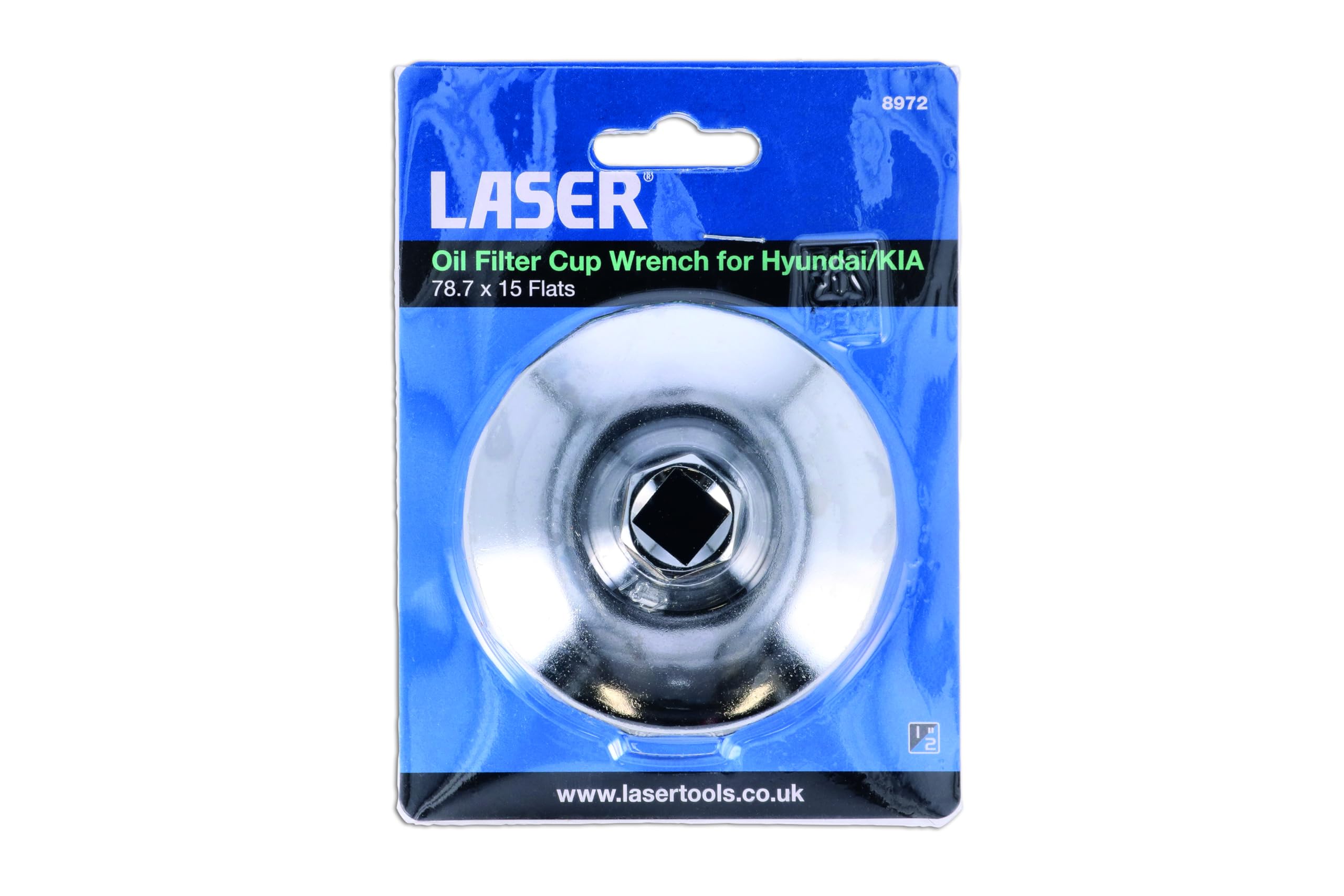 Laser 8972 Klucz do filtra oleju 78,7 x 15 płaski odpowiedni do Hyundai/KIA