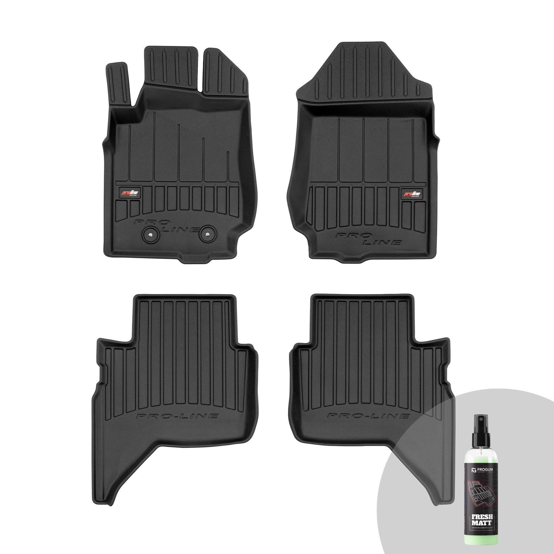 FROGUM ProLine 3D Esclusivo Tappetino Vasca Baule Bagagliaio perfetto per Dodge Grand Caravan V 2007-2020