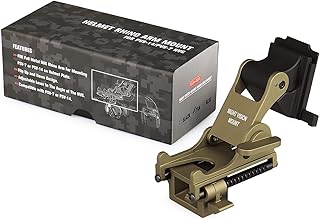 Metal Rhino Arm helmet Mount adapter with adjustable lever for hunting Night vision PVS14 - CANIS SPORT INC