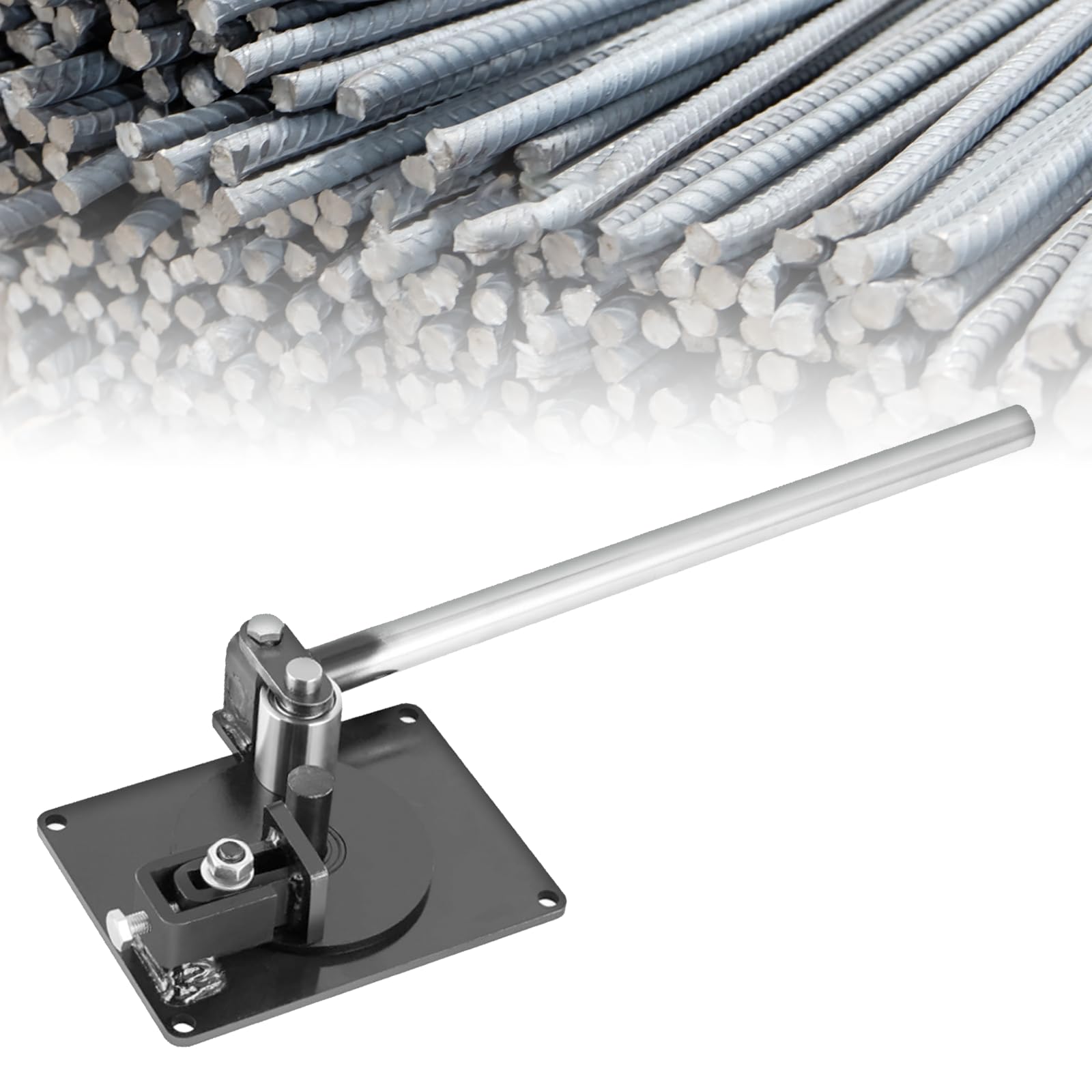 BRGD Cintreuse Manuelle de Barre en Acier de 1mm à 16mm, Outil de Cintrage de Barres D'armature pour Traitement sur Site, Décoration Intérieure et Construction de Ponts