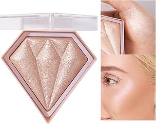 Powder Highlighters Makeup,Highly pigmented Powder Highlighter,Bronzer and Highlighter Palette,Highlighting Powder for a Radiant Finish,Silky and Shimmery Effect (Bronze)